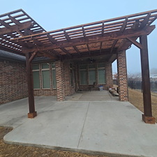 Western-Red-Cedar-Pergola-in-Prosper-TX 0